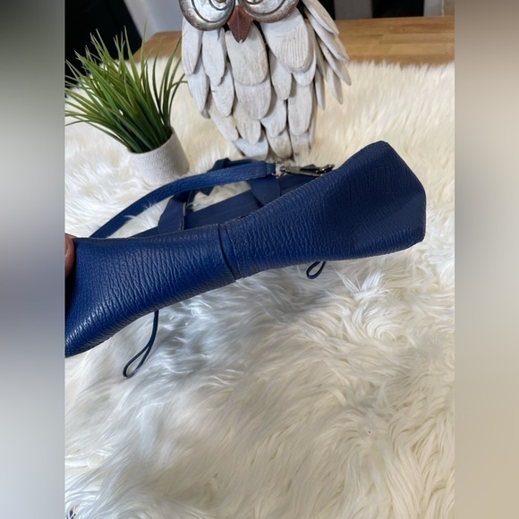 3.1 Phillip Lim Pashli Medium Calfskin Leather Satchel Royal Blue - Picture 11 of 16